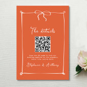 Whimsical Italiaanse zonsondergang met witte boog Informatiekaartje