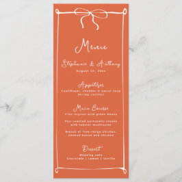 Whimsical Italiaanse zonsondergang met witte boog Menu