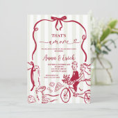 Whimsical Italië Dat is Amore Verloving Feest Kaart (Staand voorkant)