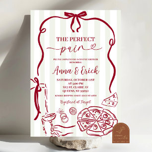 Whimsical Italië Het Perfecte Paar Couple Shower Kaart