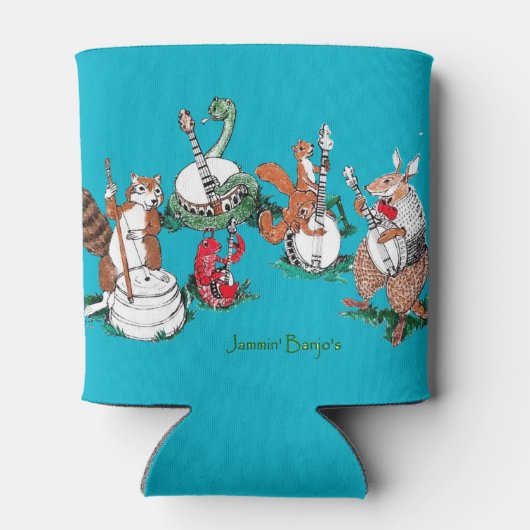 Whimsical Jammin' Banjo's Wildlife Musical Blikjeskoeler (Achterkant)