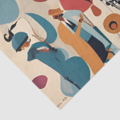 Whimsical Jazz Tissuepapier (Detail)