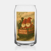 Whimsical Jolly Gnomes Musical Express Blikvorm Glas (Achterkant)
