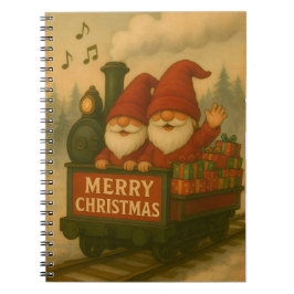 Whimsical Jolly Gnomes Musical Express Notitieboek