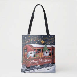 Whimsical Jolly Gnomes Musical Express Tote Bag