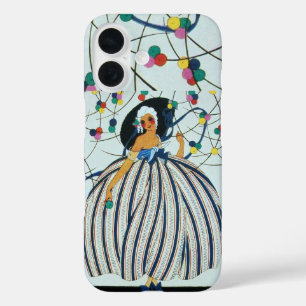 WHIMSICAL JONGE MEISJE Art Deco Beauty Mode iPhone 16 Hoesje