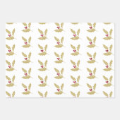 Whimsical Joy to The World Quote Classic Christmas Inpakpapier Vel (Voorkant 3)