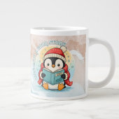 Whimsical Jumbo Penguin Storytelling Coffee Tea Mu Grote Koffiekop (Rechts)
