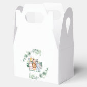 Whimsical Jungle Safari Animal Birthday Bedankdoosjes (Geopend)