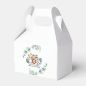 Whimsical Jungle Safari Animal Birthday Bedankdoosjes (Voorkant Zijde)