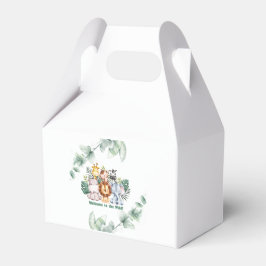 Whimsical Jungle Safari Animal Birthday Bedankdoosjes