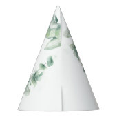 Whimsical Jungle Safari Animal Birthday Feesthoedjes (Achterkant)