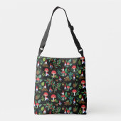 Whimsical kabouters in natuur cross-body tas (Achterkant)