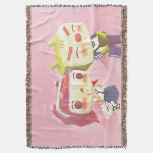 Whimsical Karakters met Kat Deken (Voorkant Verticaal)