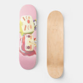 Whimsical Karakters met Kat Persoonlijk Skateboard (Voorkant)