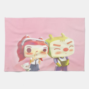 Whimsical Karakters met Kat Theedoek