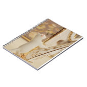 Whimsical Kat Harpist – Notitieboek (Linkerzijde)