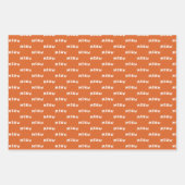 Whimsical kat patroon katachtige thema kleurrijk inpakpapier vel (Voorkant 2)