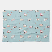 Whimsical Kat & Wijn Keuken Handdoeken (Horizontaal)