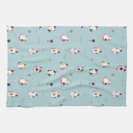 Whimsical Kat & Wijn Keuken Handdoeken