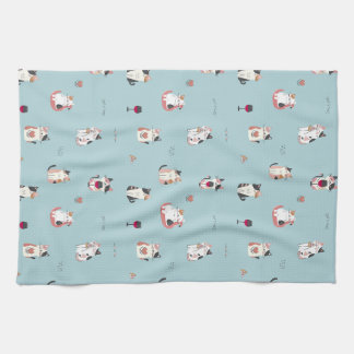 Whimsical Kat & Wijn Keuken Handdoeken