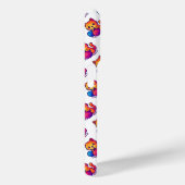 Whimsical Kawaii Cat Breien Scene met Oversized Case-Mate iPhone Case (Achterkant / Rechts)