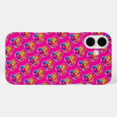 Whimsical Kawaii Cat Breien Scene met Oversized Case-Mate iPhone Case (Achterkant (horizontaal))