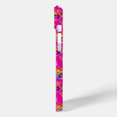 Whimsical Kawaii Cat Breien Scene met Oversized Case-Mate iPhone Case (Achterkant / Links)