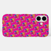 Whimsical Kawaii Cat Breien Scene met Oversized Case-Mate iPhone Case (Achterkant (horizontaal))