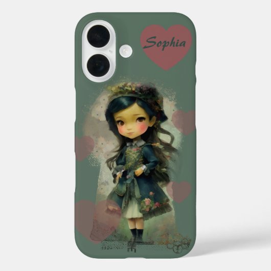 Whimsical Kawaii Fairy Tale Girl Case-Mate iPhone Case (Achterkant)