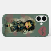 Whimsical Kawaii Fairy Tale Girl Case-Mate iPhone Case (Achterkant (horizontaal))
