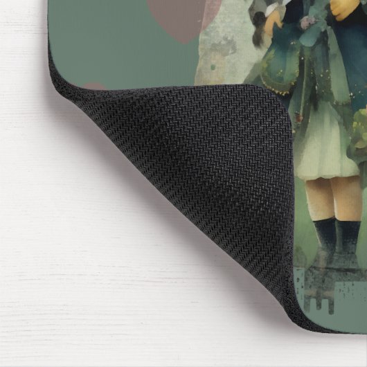 Whimsical Kawaii Fairy Tale Girl Muismat (Hoek)