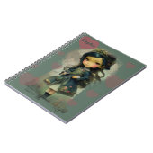 Whimsical Kawaii Fairy Tale Girl Notitieboek (Linkerzijde)