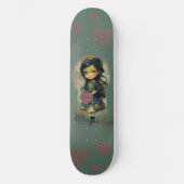 Whimsical Kawaii Fairy Tale Girl Persoonlijk Skateboard (Voorkant)