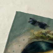 Whimsical Kawaii Fairy Tale Girl Strandlaken (In situ)