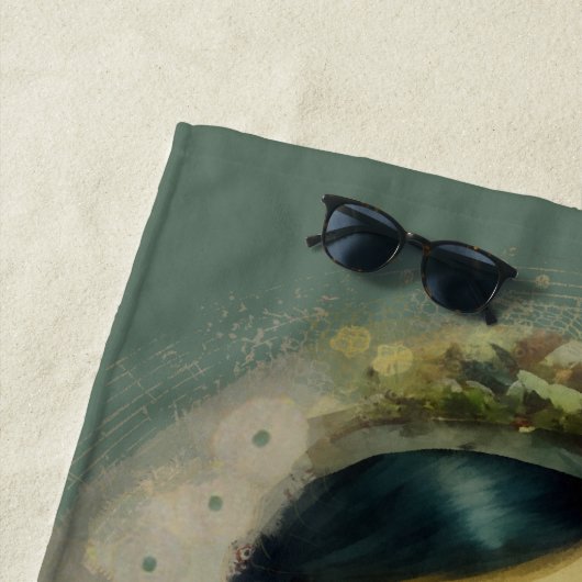 Whimsical Kawaii Fairy Tale Girl Strandlaken (In situ)