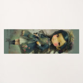 Whimsical Kawaii Fairy Tale Girl Yogamat (Achterkant (horizontaal))