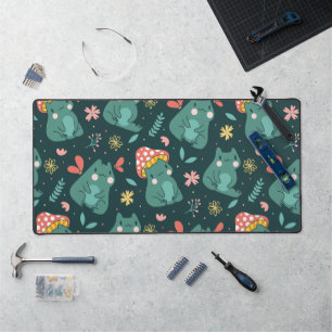 Whimsical Kawaii Kikkertafelmat Bureaumat