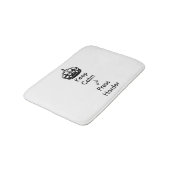 Whimsical Keep Calm Toilet Mat (Gekanteld)