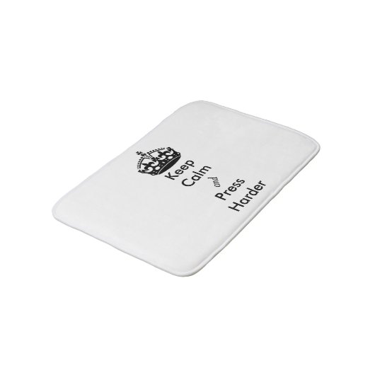 Whimsical Keep Calm Toilet Mat (Gekanteld)