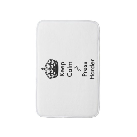 Whimsical Keep Calm Toilet Mat (Voorkant Verticaal)