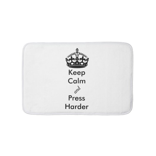 Whimsical Keep Calm Toilet Mat (Voorkant)
