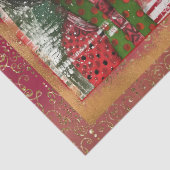 Whimsical Kerst Decoupage Tissuepapier (Detail)
