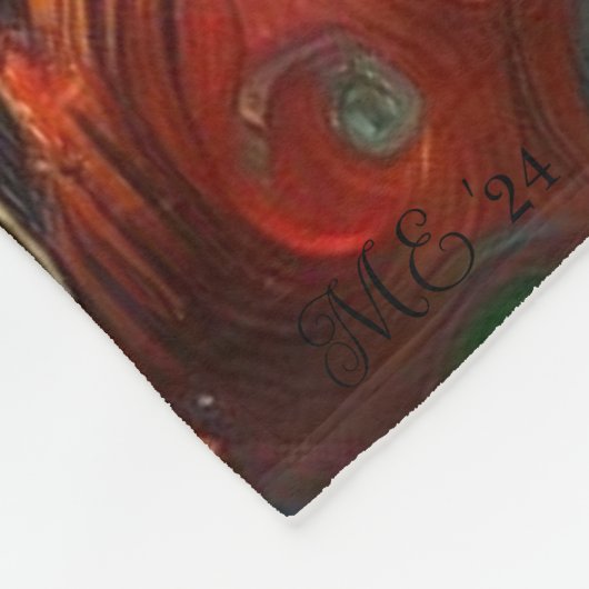 Whimsical Kerst Palmboom Tropisch Strand Levendig Fleece Deken (Hoek)