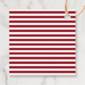 Whimsical Kerst Reindeer Cadeautag Bedankjes Labels (Achterkant)