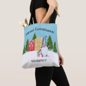 Whimsical-kerst Tote Bag (Dichtbij)