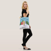 Whimsical-kerst Tote Bag (Op model)