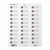 Whimsical Kerst Warme Chocolademelk & Traktaties Etiket (Full Sheet)