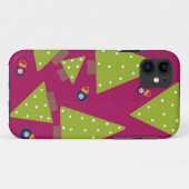Whimsical-kerstbomen Case-Mate iPhone Case (Achterkant (horizontaal))