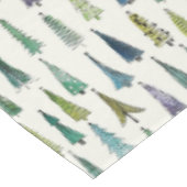 Whimsical-kerstbomen Tafelkleed (Gekanteld)